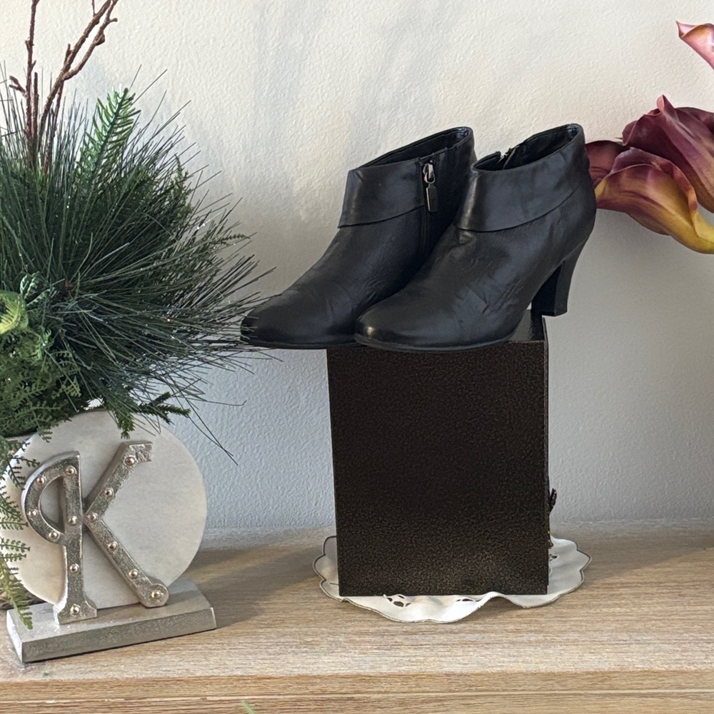 Sleek Black Ankle Booties